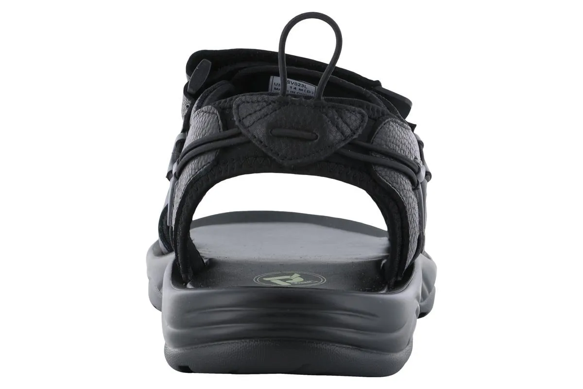 Propet Surfwalker II Sandal Black Pure Function No Hassle