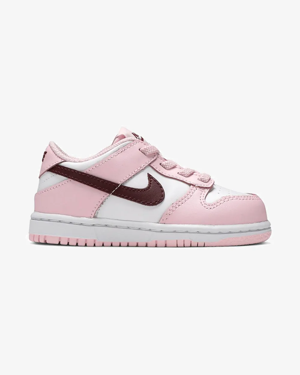 NIKE DUNK LOW PINK FOAM TODDLER Flat Bottom