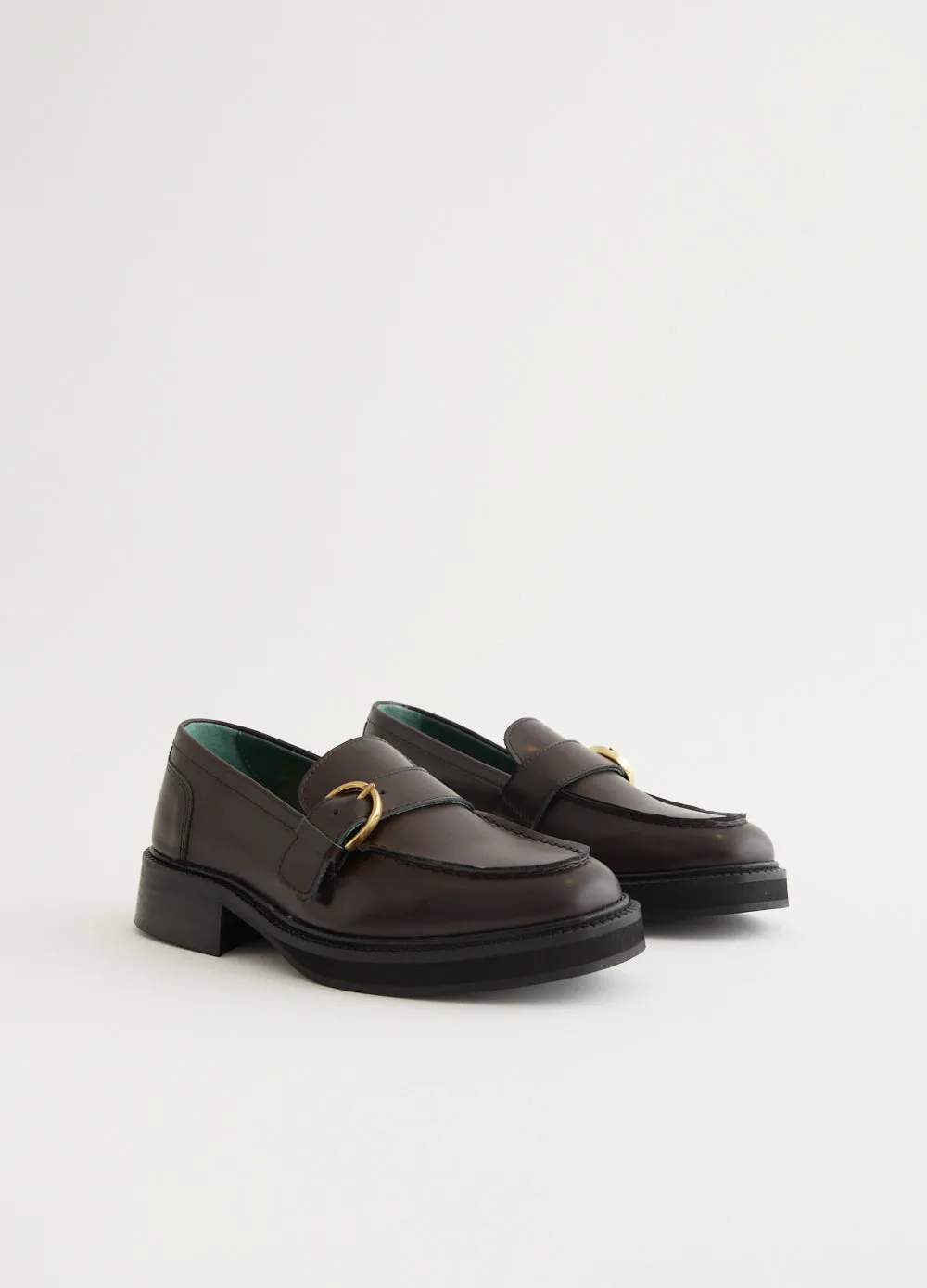 Blossom Step Snow Jog Heeled Townee Monk Loafers