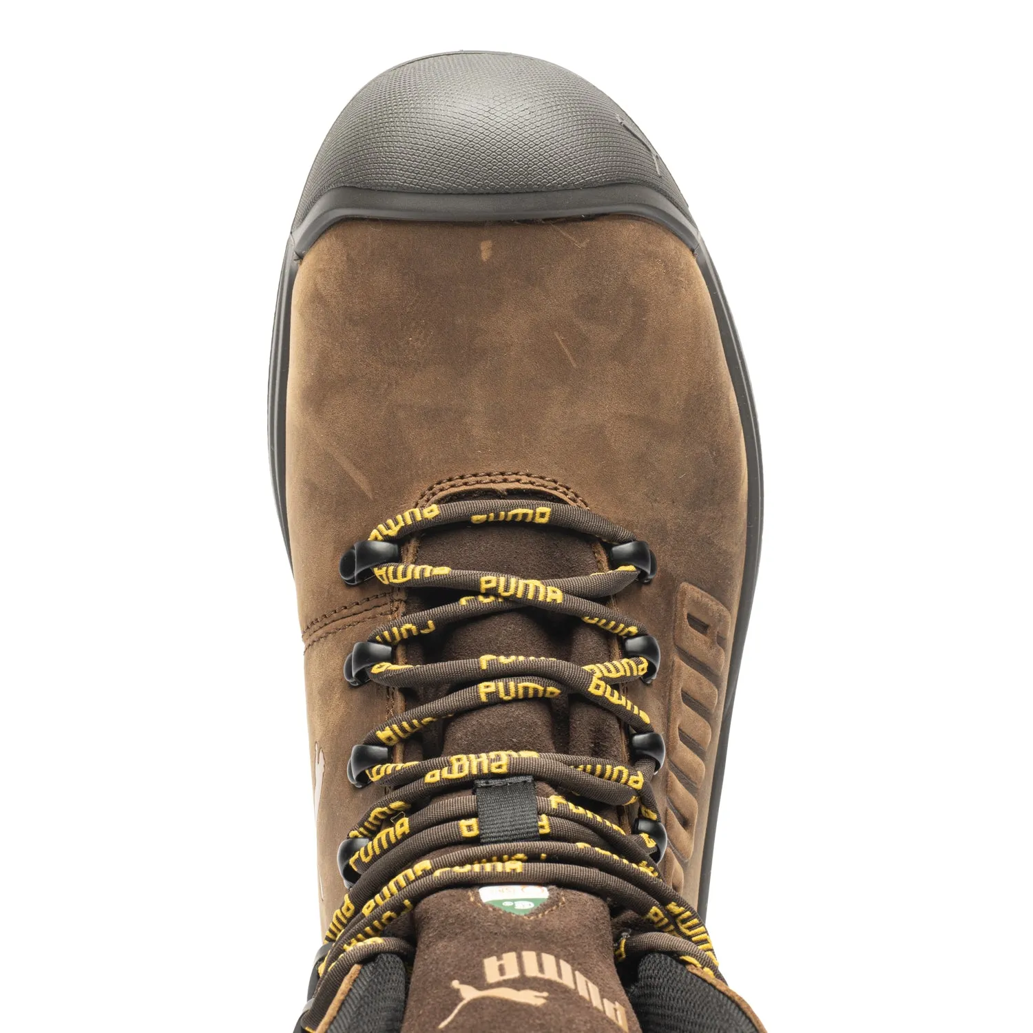 Silent Step Iron Brown Men's 8" Composite Toe Work Boots 632723