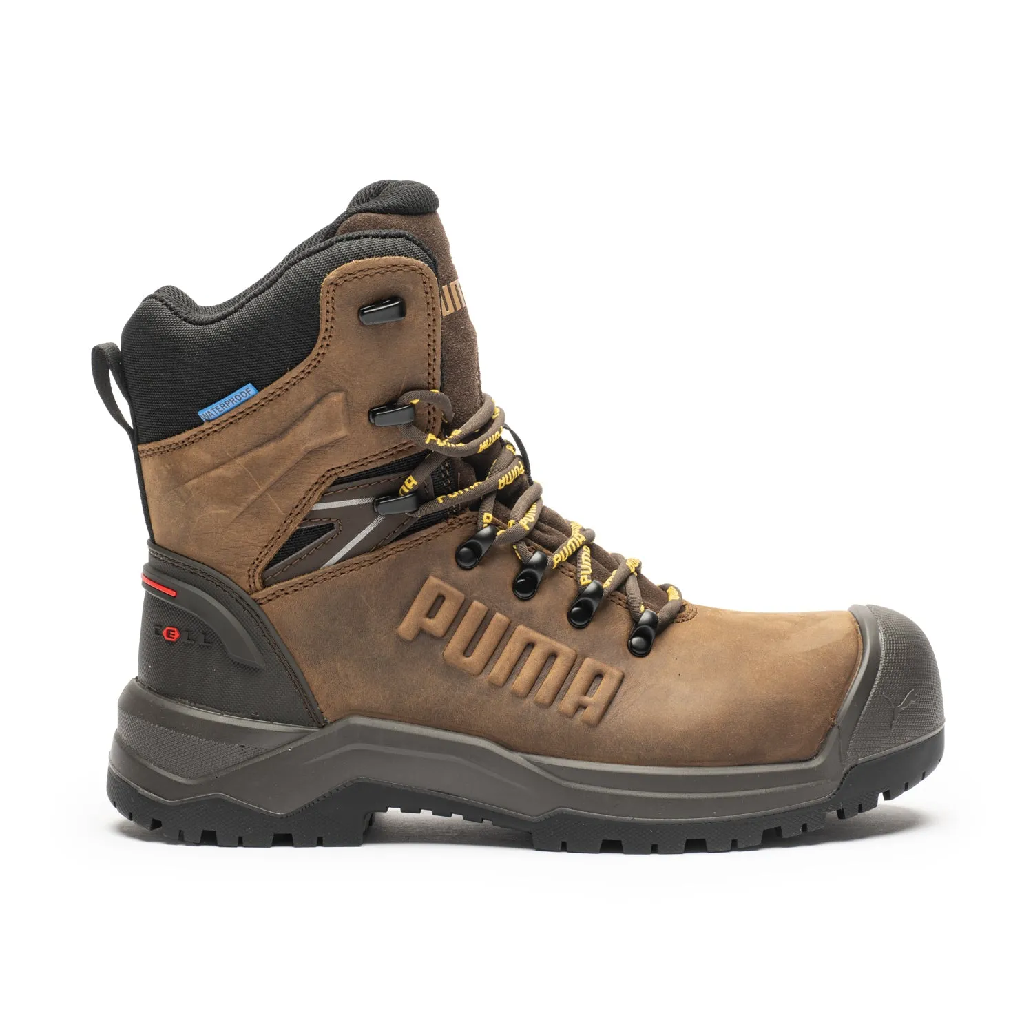 Supportive sole Iron Brown Men's 8" Composite Toe Work Boots 632723