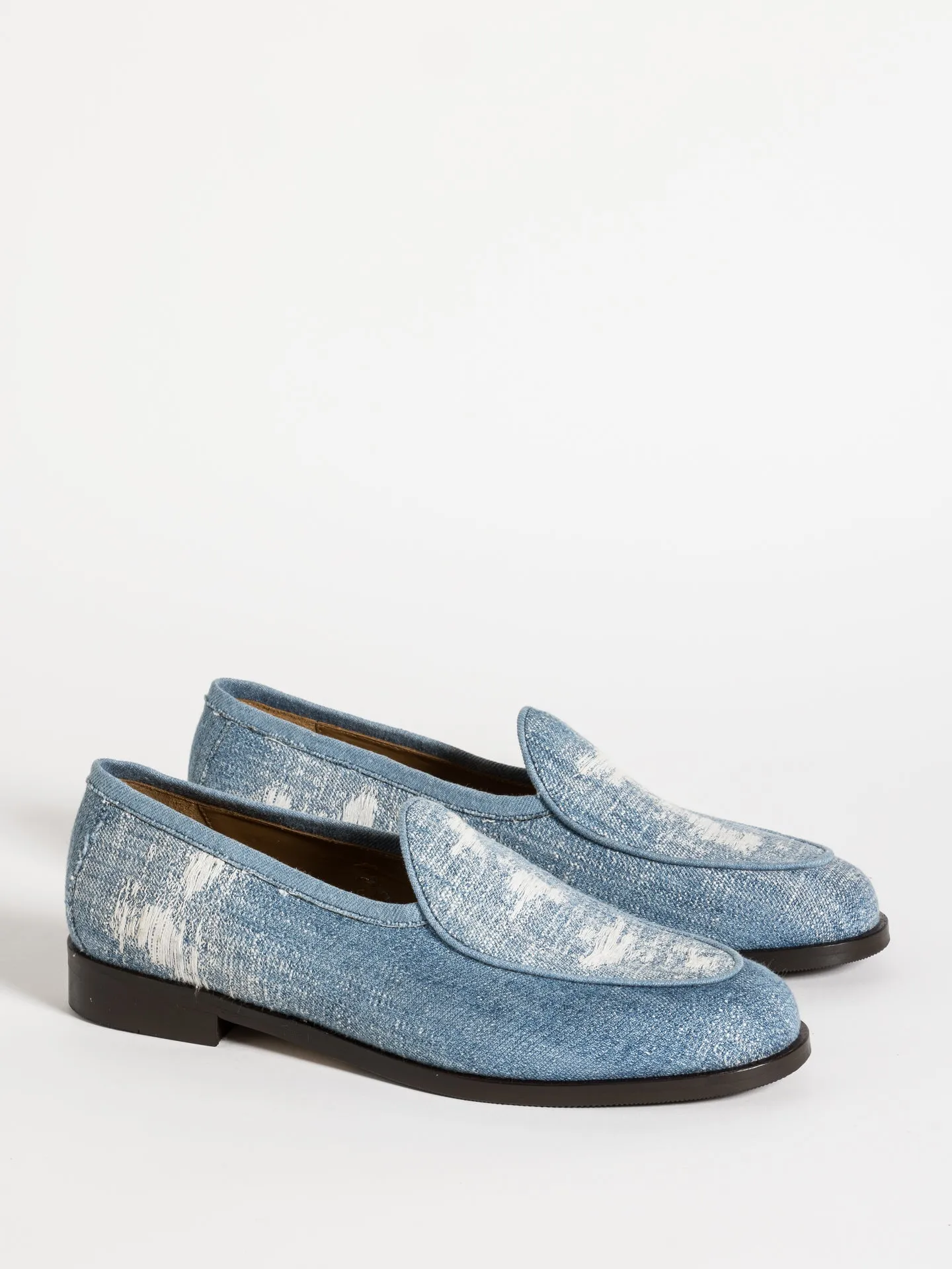 JACQUES NEW BLUE DENIM True Size Metal Buckle