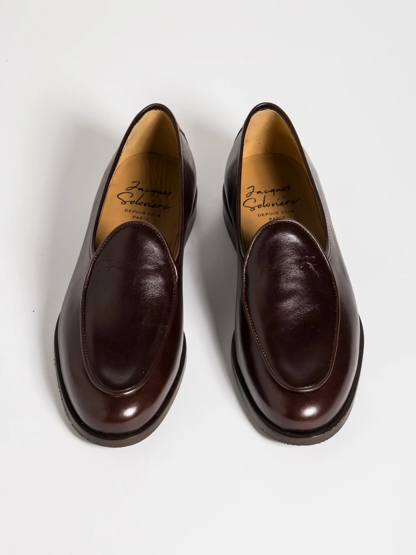 JACQUES NEW DARK BROWN LEATHER Fashionable
