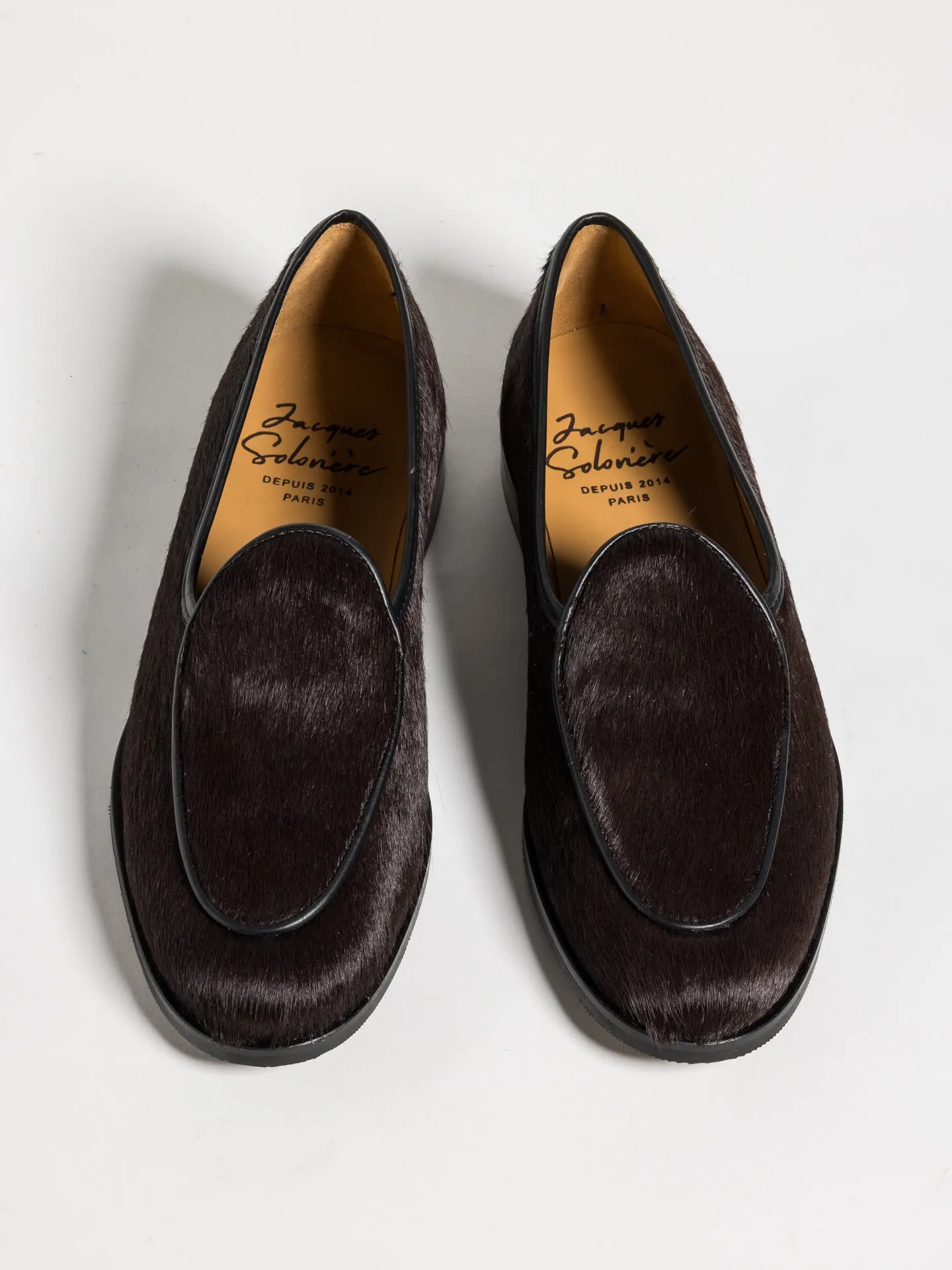JACQUES NEW HAIRY CALF DARK BROWN Stylish Comfort Every Step