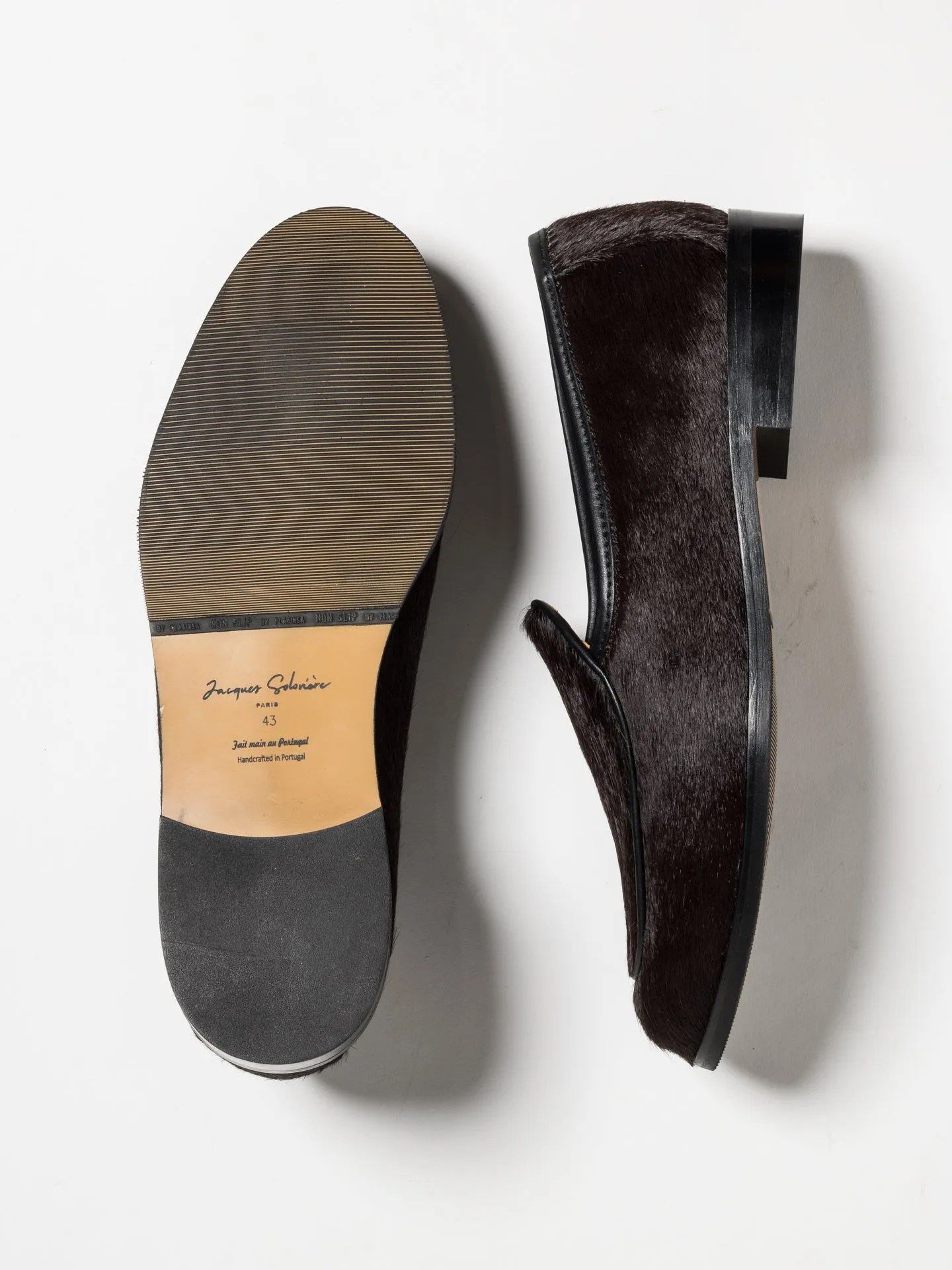 JACQUES NEW HAIRY CALF DARK BROWN french chic Lift Help