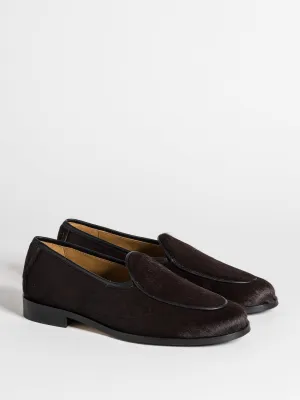 JACQUES NEW HAIRY CALF DARK BROWN High Rise Dance Shade