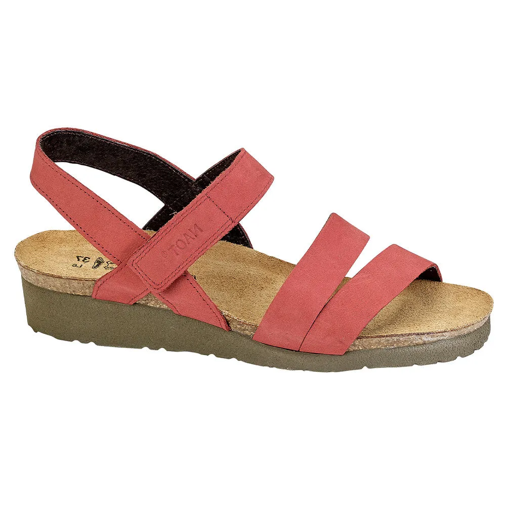 Kayla Sandal Brick Red (7806-C20) subtle - patterns Padded