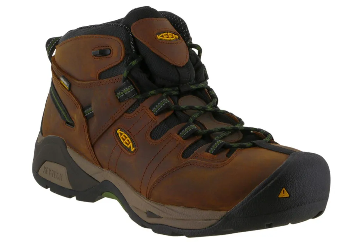 Keen Utility Detroit XT Mid Steel Toe WP Boot Brown Structured performance