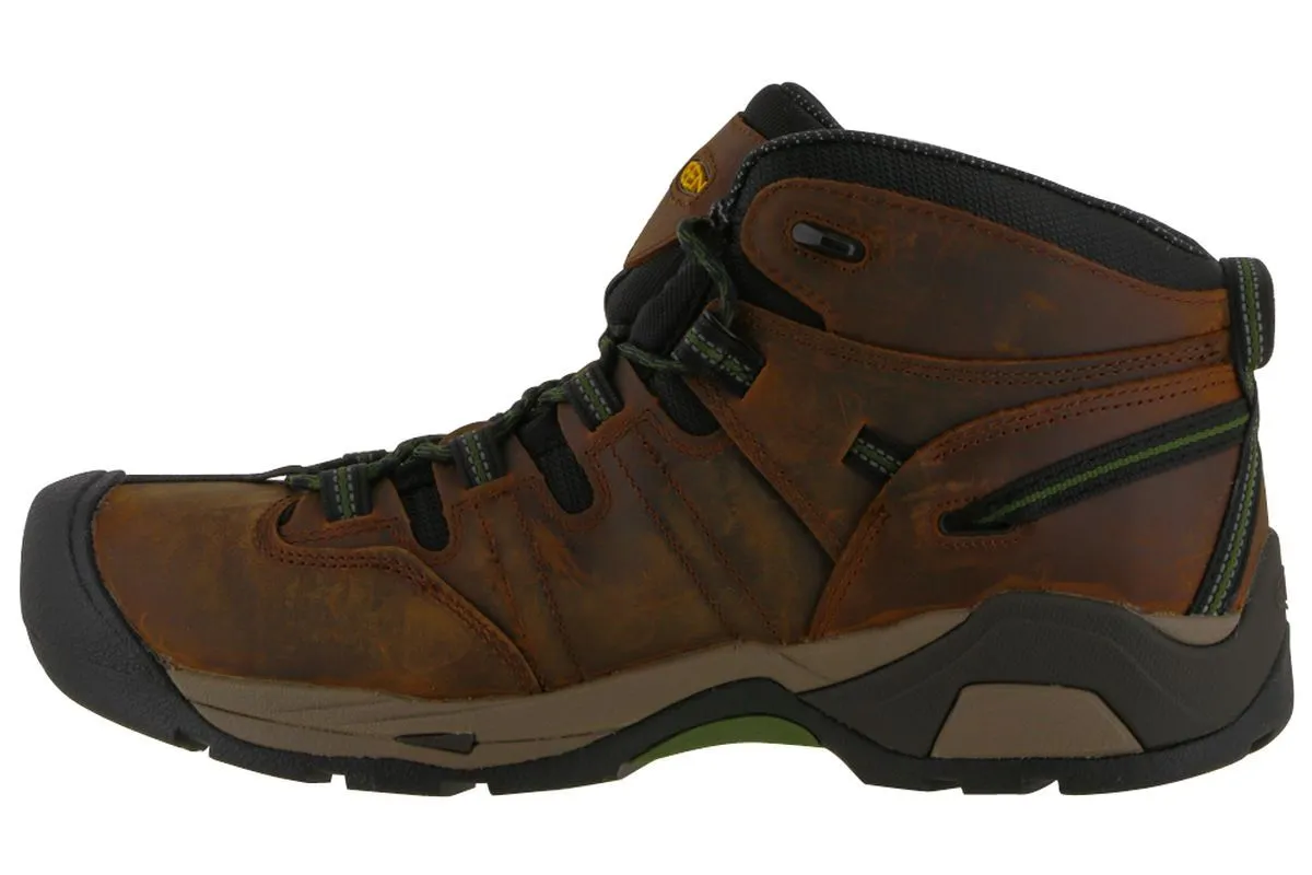 outdoor chill Peace Step Keen Utility Detroit XT Mid Steel Toe WP Boot Brown