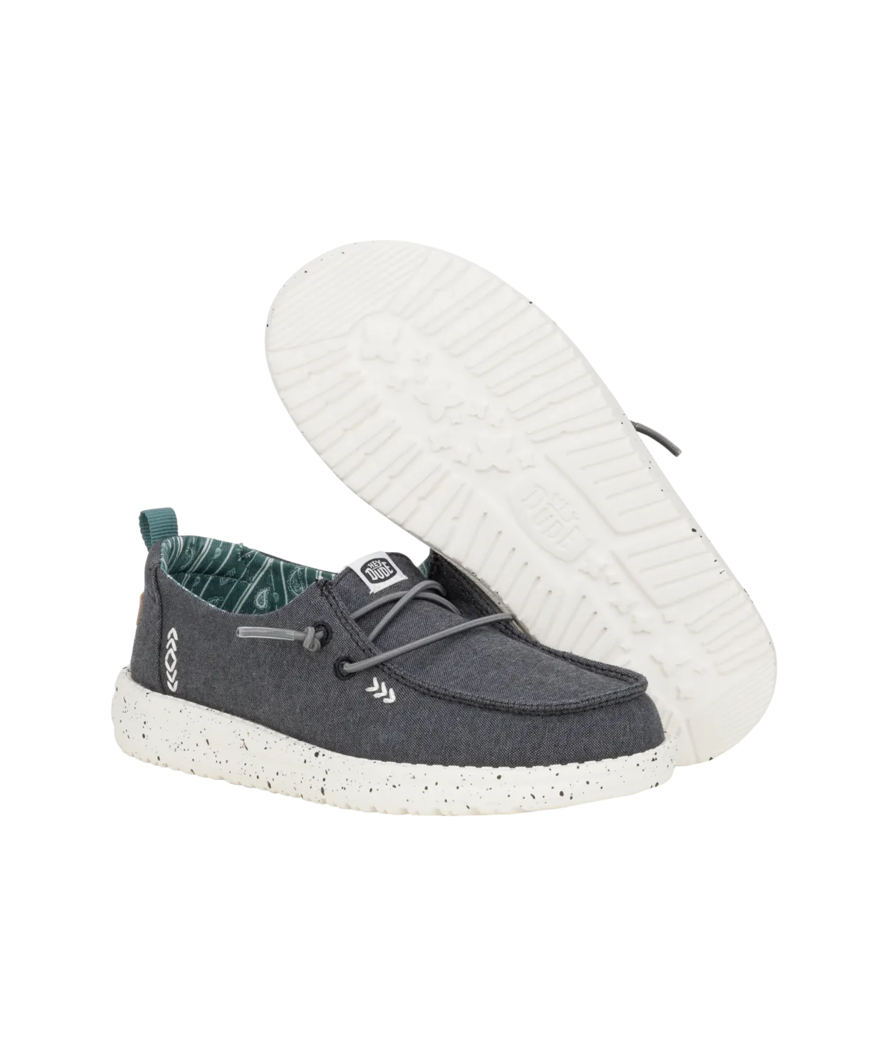 KIDS' WENDY CHAMBRAY Slip On Style Minimal Stitch