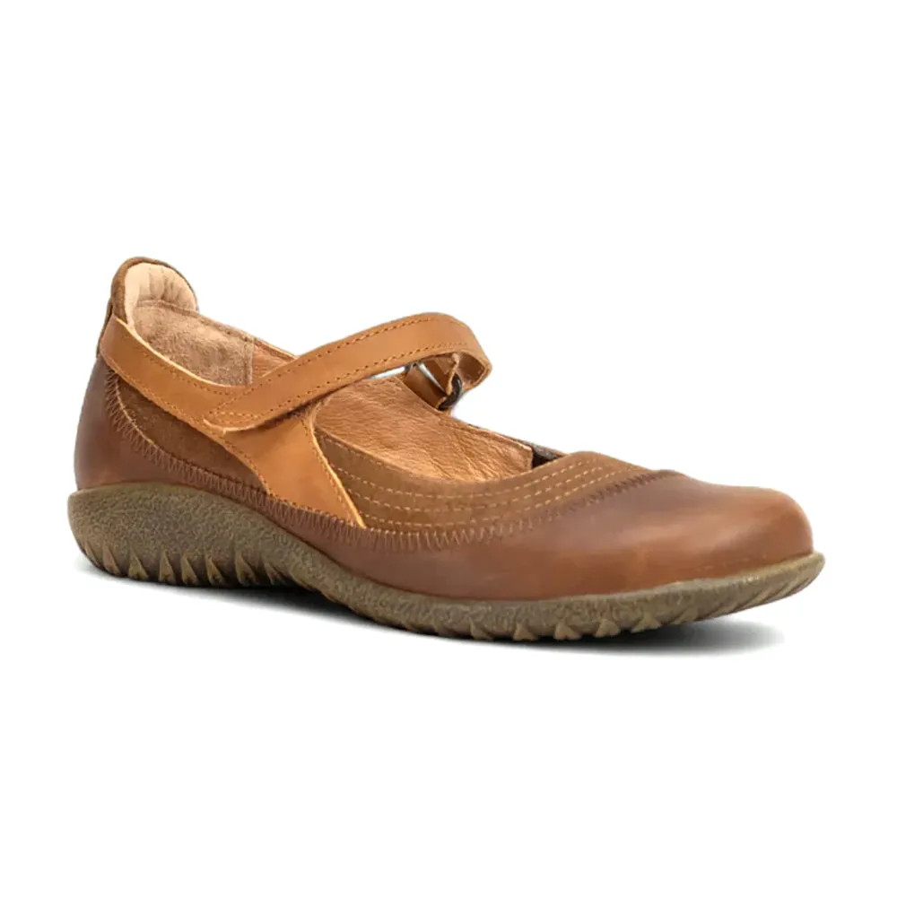 Kirei  (11042) - Antique Brown Suede common Orange