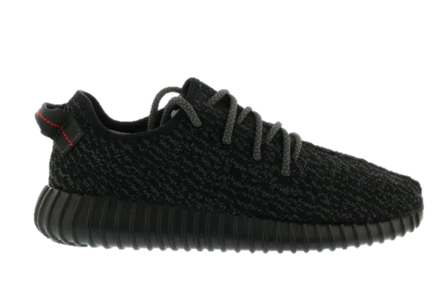 YZY Boost 350 Pirate Black (2016) grassy fields