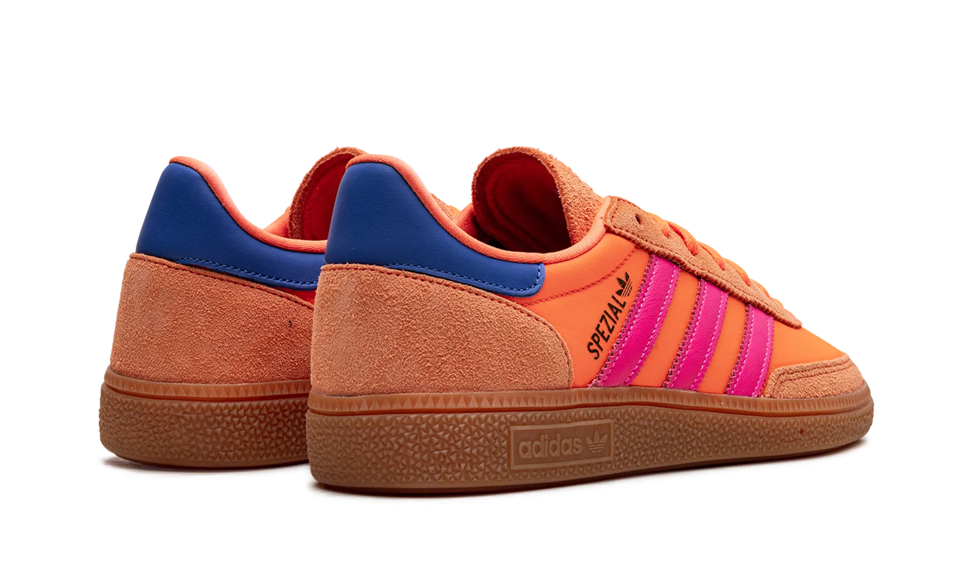 Handball Spezial WMNS "Solar Orange Lucid Pink" Speed Performance Fit synthetic leather