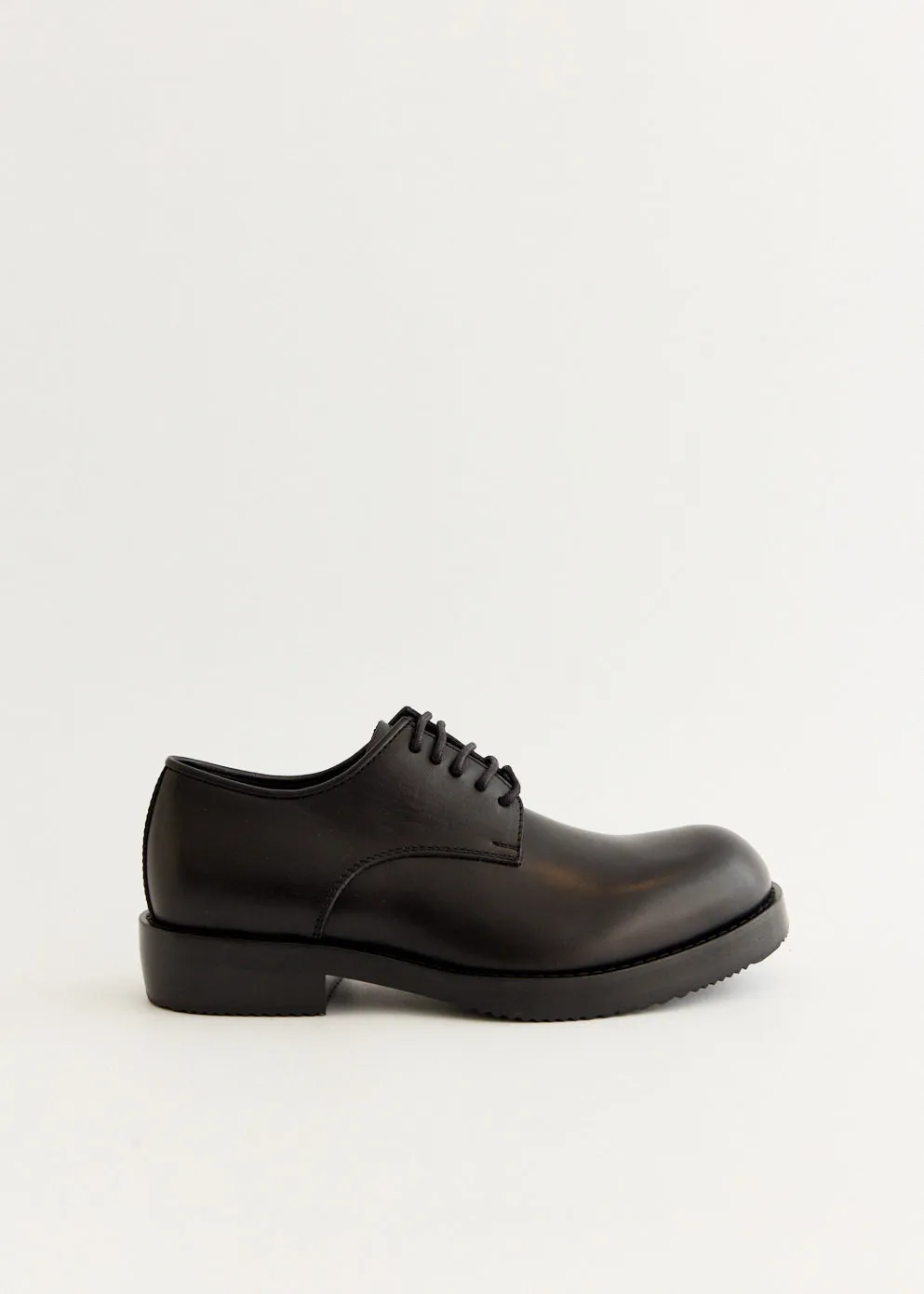 Leather Derby Shoes high - top