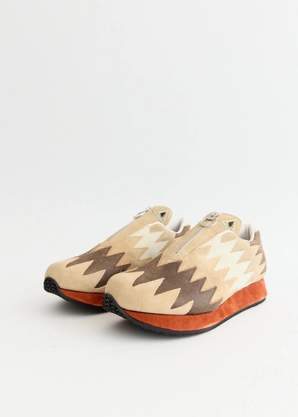 statement - making Leather NAVAJO Spallow Sneakers