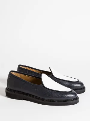 Long Shade LEX GRAINED NAVY AND WHITE