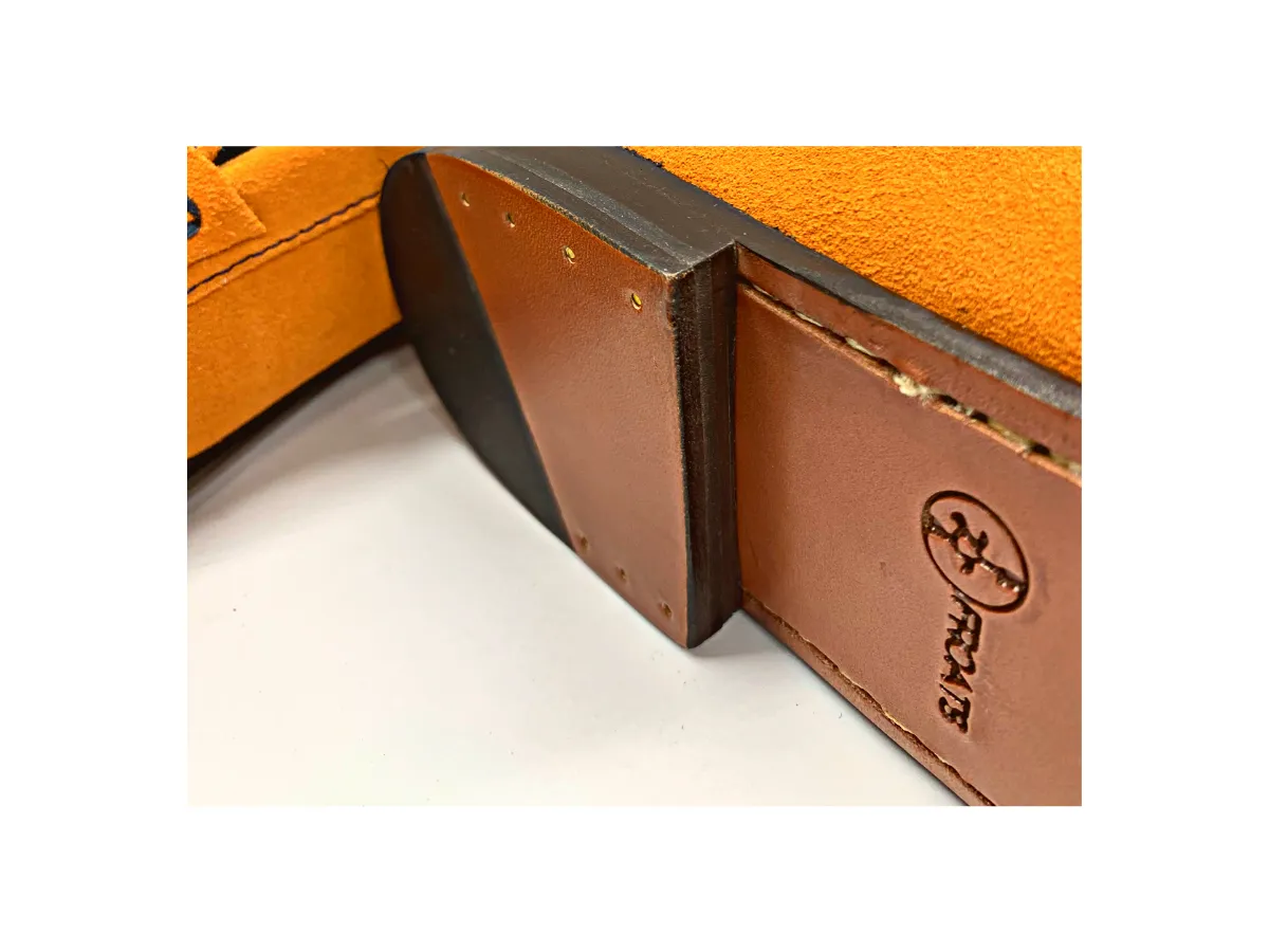 The Clementine Suedes Penny Loafer Shoe Soft Padding