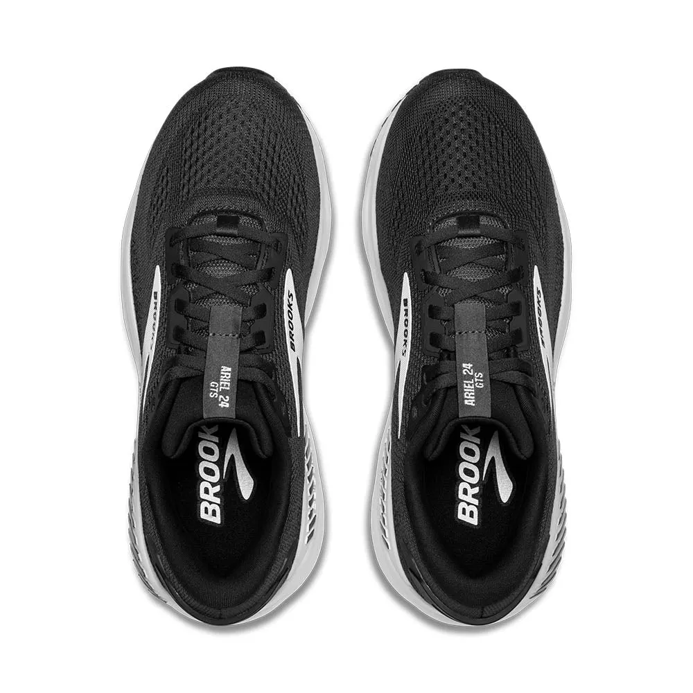 Women's Ariel GTS 24 - Ebony / Black / White Winter running protection Innovative solution