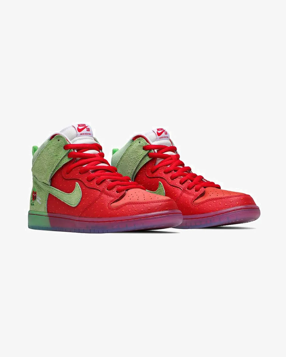 Shock Absorb All Day Wear NIKE SB DUNK HIGH STRAWBERRY COUGH