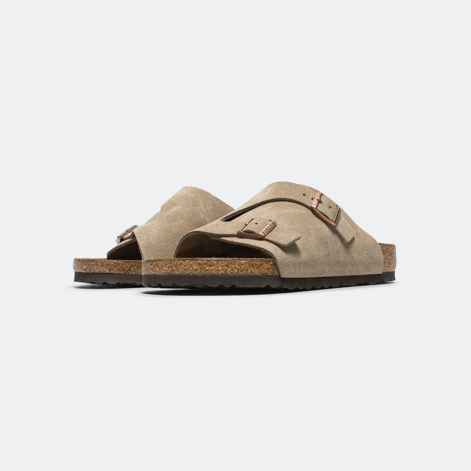 Zurich - Taupe Suede Leather Quick Fit Stylish Go