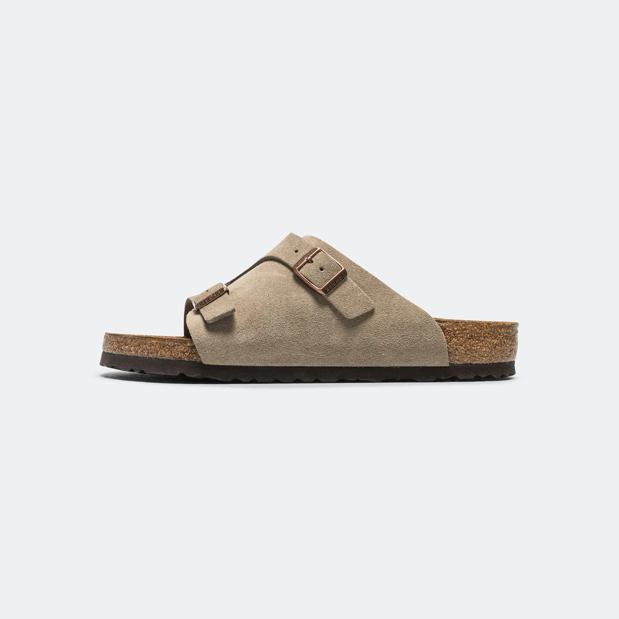 Zurich - Taupe Suede Leather Moist Safe