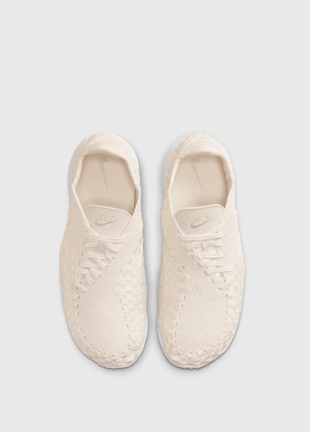 Breath Motion Women's Air Footscape Woven 'Phantom Light Bone' Sneakers