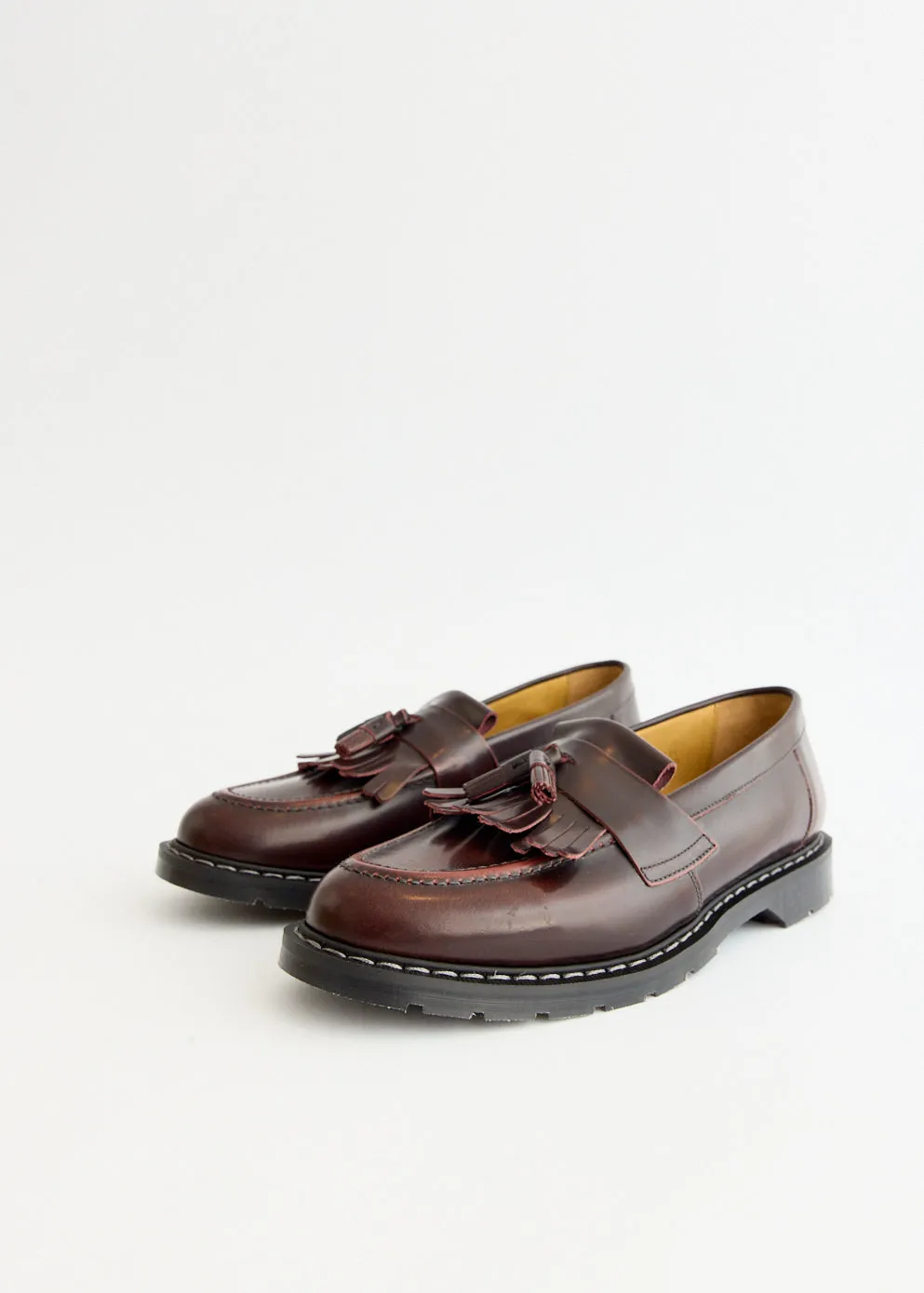 Hi-Shine Tassel Loafers Secure Sole All-day lining