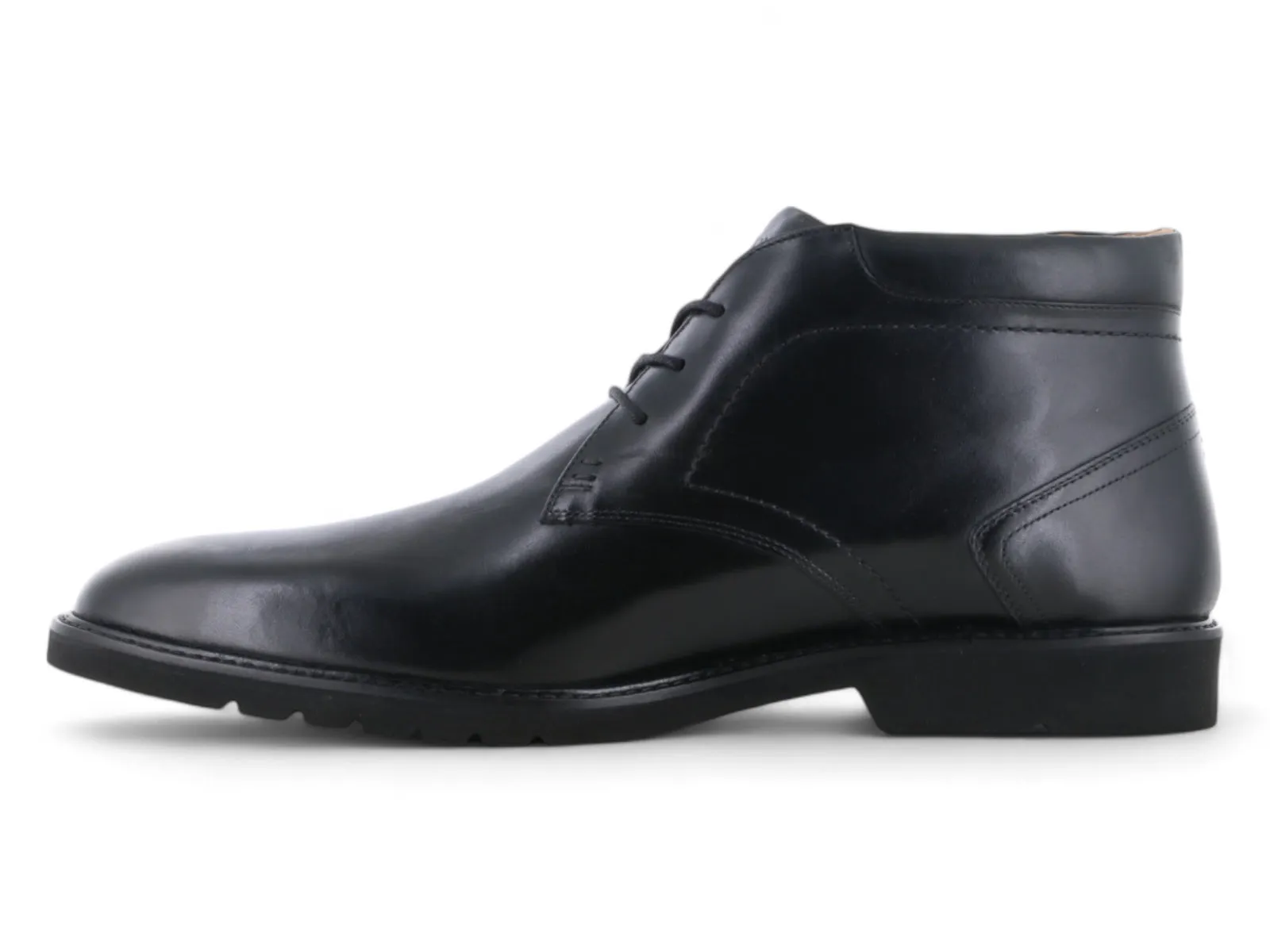 Rockport Flynn Dress Boots Black Art Cut Style Pace