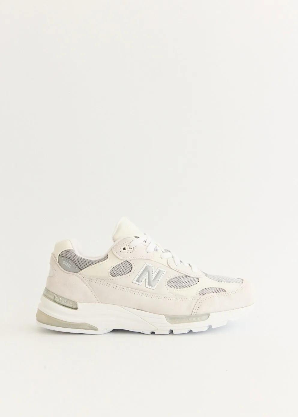 Iconic Ease Made in USA 992 'White Reflection' Sneakers
