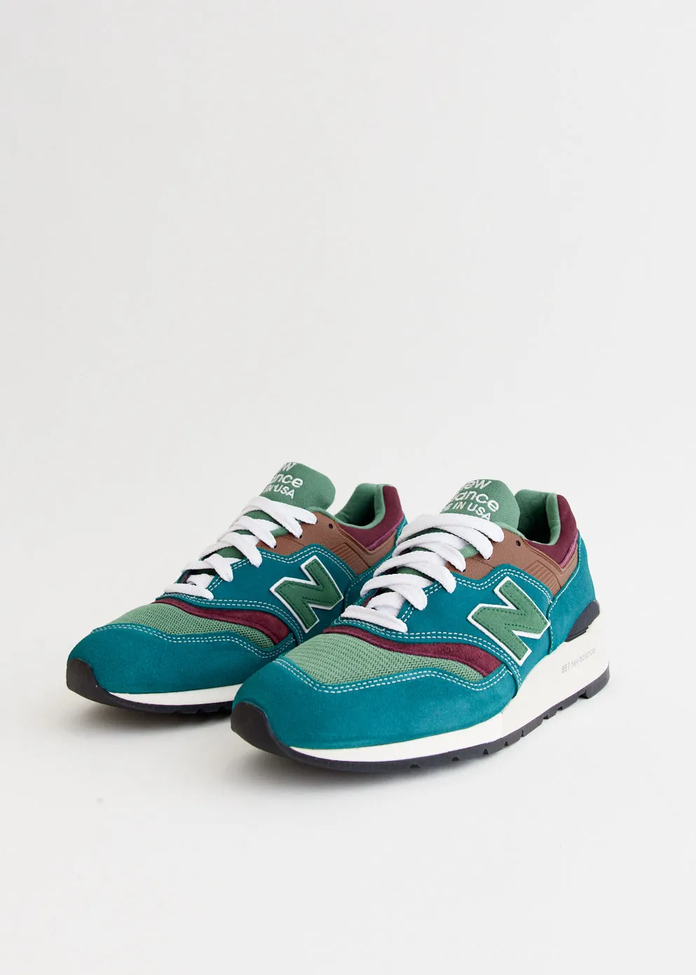 MADE in USA 997 'Vintage Teal' Sneakers Earth Tones