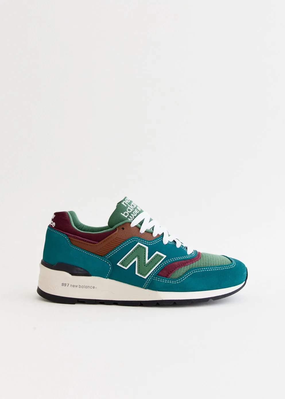 casual dancers' footwear party - goers' MADE in USA 997 'Vintage Teal' Sneakers