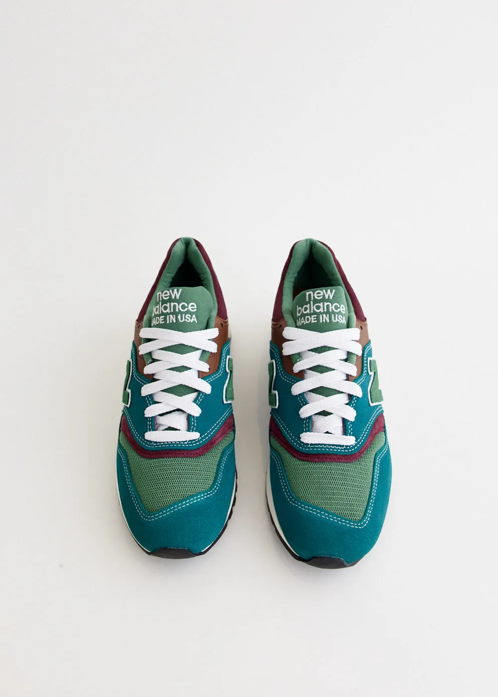 MADE in USA 997 'Vintage Teal' Sneakers Rare Flattering Fit
