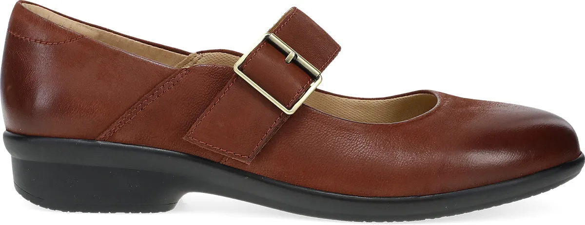 Collette Russet Burnished Nubuck Ankle Support