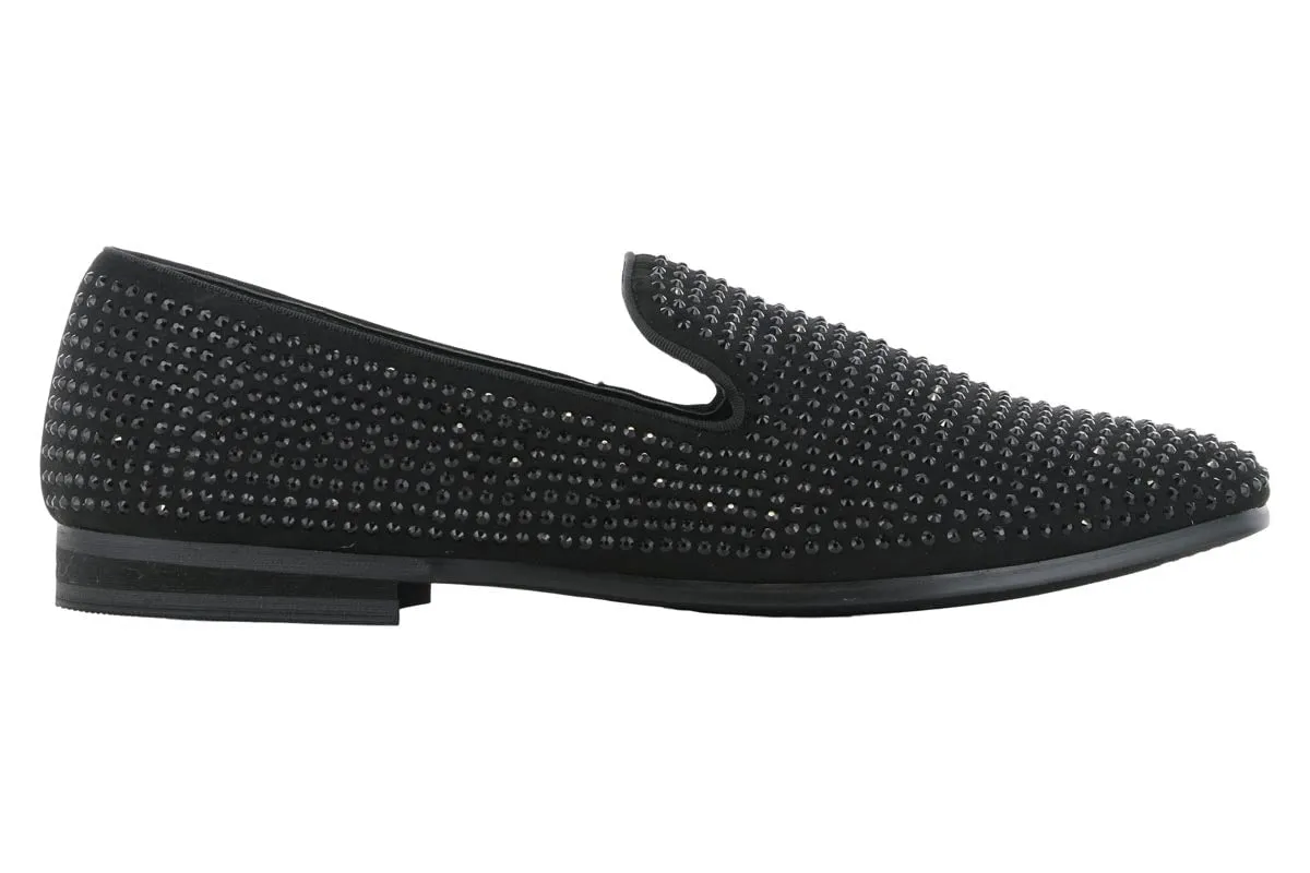 Four Season Oxford Style Steve Madden Caviarr Black Stud Loafer