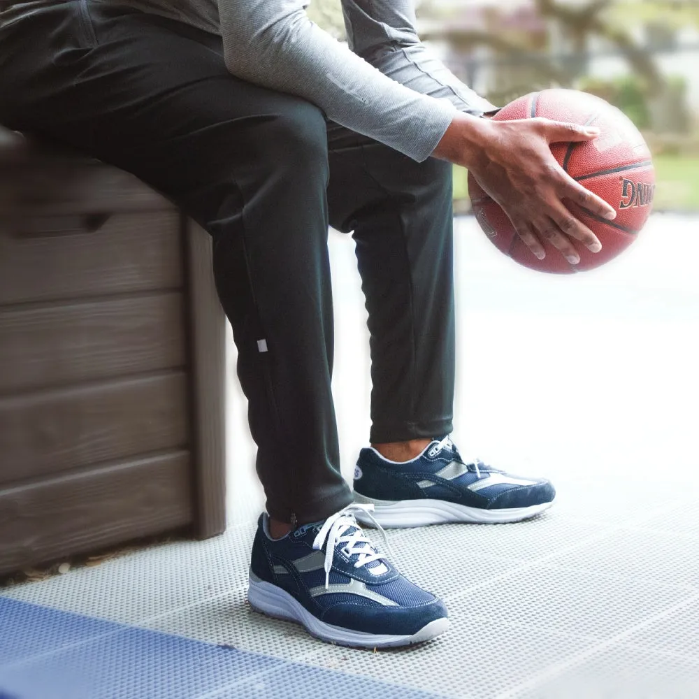 Journey Mesh - Blue houndstooth - design shoes shock - absorbing midsole shoes