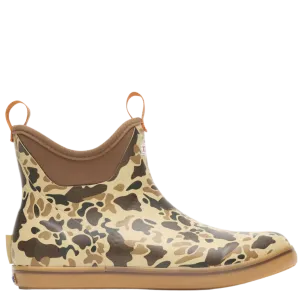 Rubber Sole Toe Protection Men's 6" Ankle Deck Boot