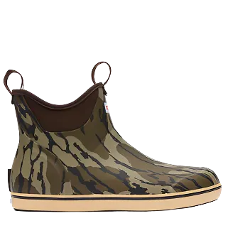Men's 6" Mossy Oak? Bottomland Ankle Deck Boot Secure Closure