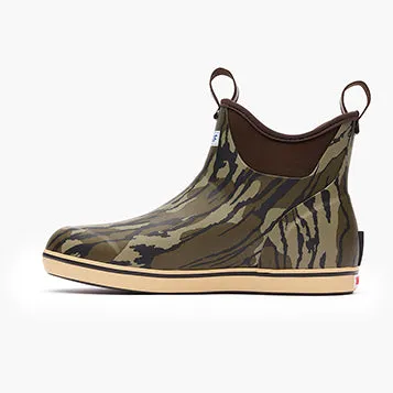 Slip-On Design Soft Power Men's 6" Mossy Oak? Bottomland Ankle Deck Boot