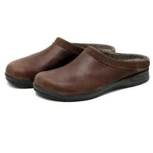 Game Edge Pose Ready Men's Graz Leather Clog with Sport Sole