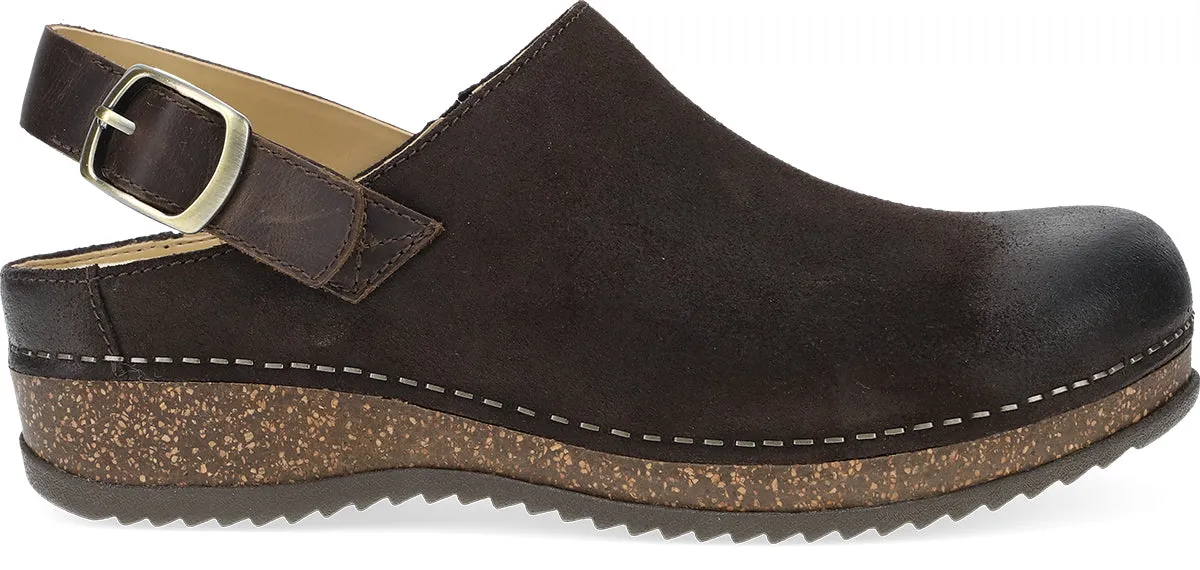 Merrin Chocolate Burnished Suede sporty user