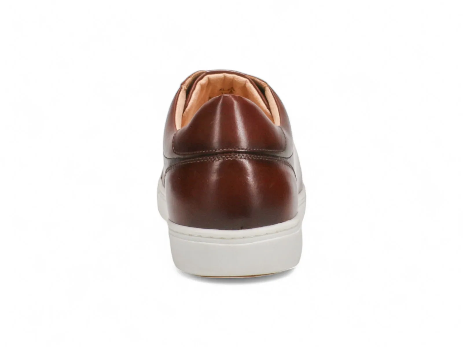 Michael Ellis Brenden Lace-Up Sneaker Tobacco ElasticBand Grounded Footbed