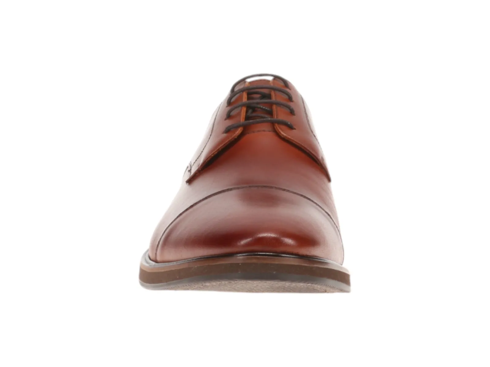 Michael Ellis Elliott Cap-Toe Dress Shoe Whiskey Brown Weather Fit