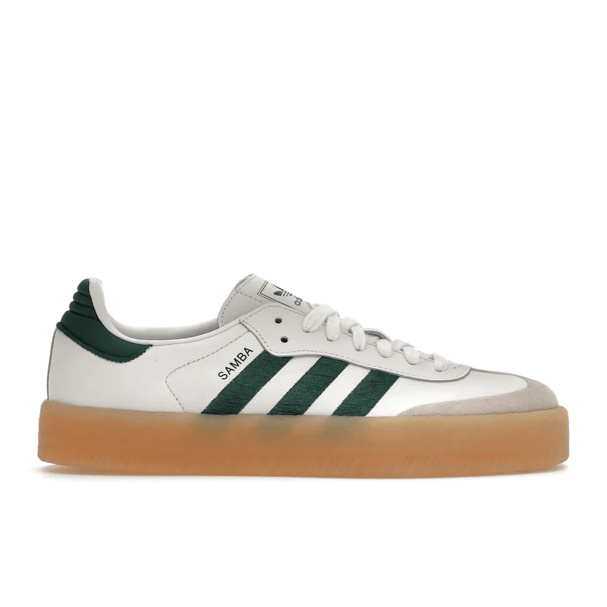 Flex Action Elastic Comfort Adidas Sambae White Collegiate Green Gum