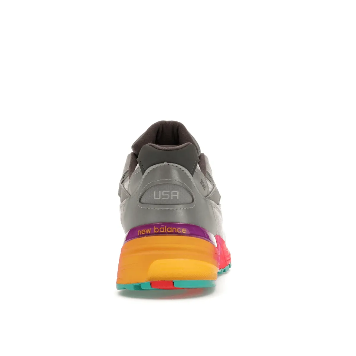 Ergonomic Heel Support Slip Resistant Sole New Balance 992 MiUSA Grey Multi