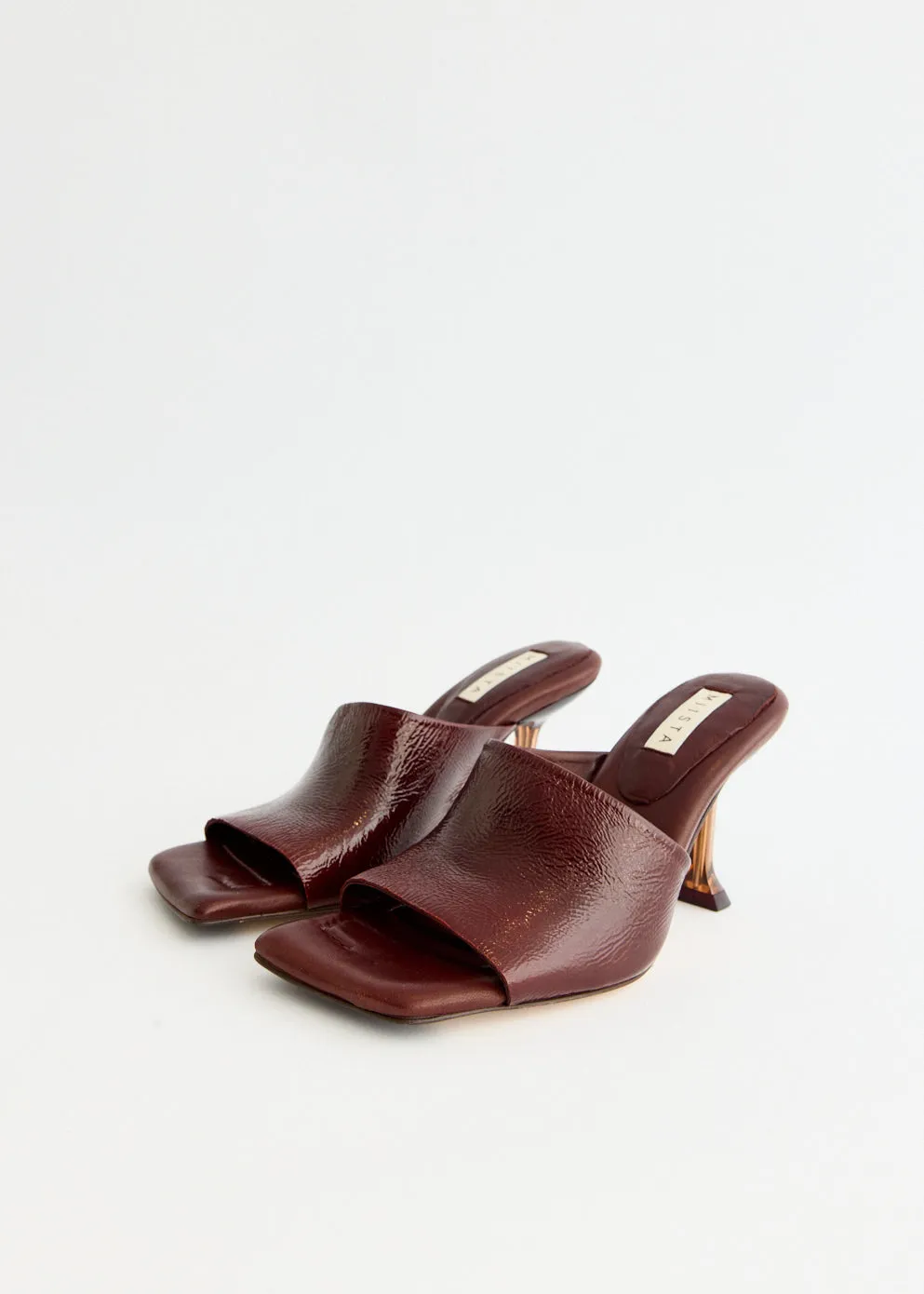 Cushioned lining Miri Brown Mules Sandals