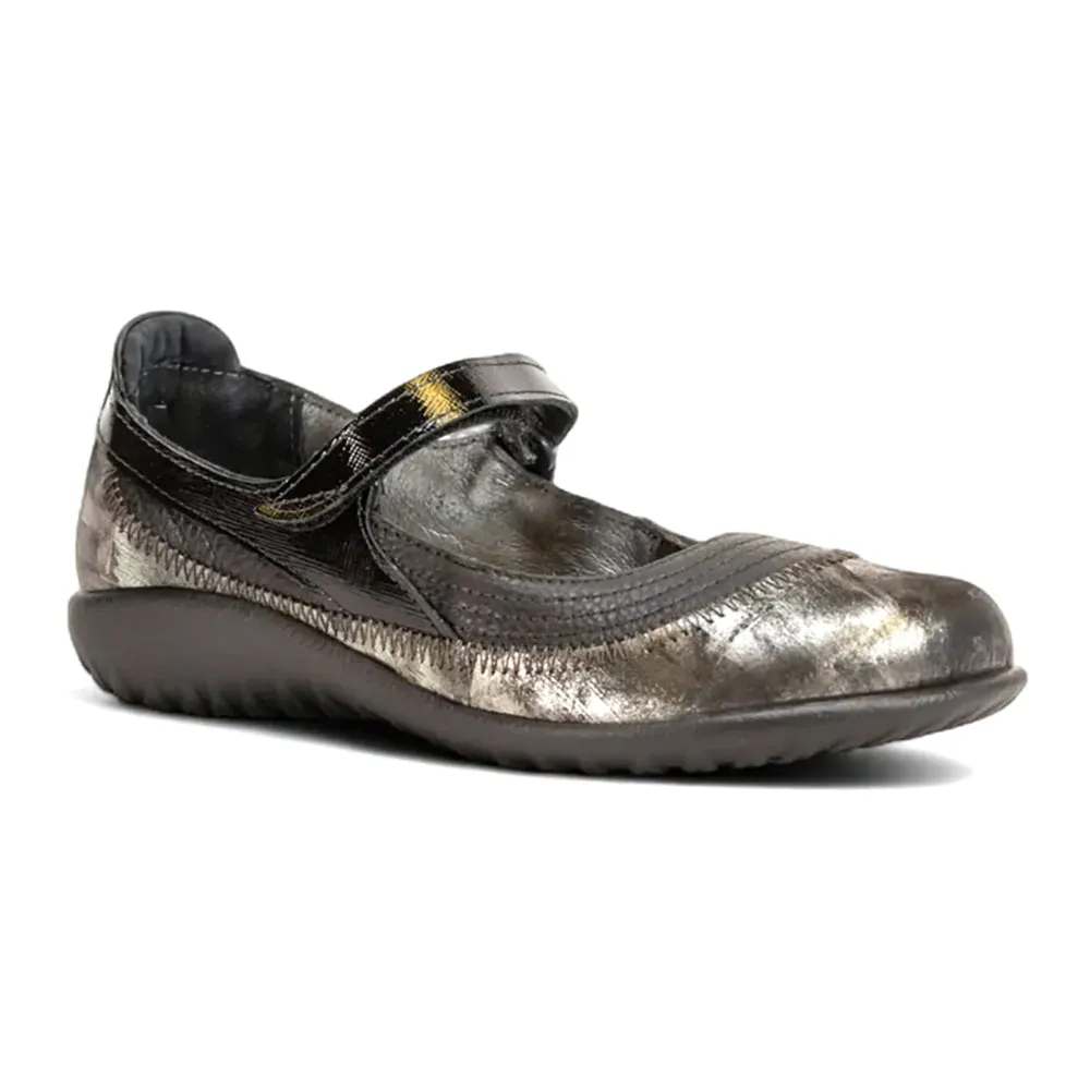 Kirei  (11042) - Soft Black Leather golf shoes