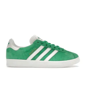 Adidas Gazelle 85 Green White Gold Metallic Clean Line Footwear Style