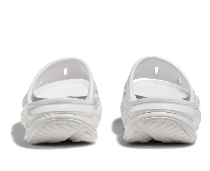 Womens Hoka Ora Slide 3 in White/White Trendy Travel Sandals