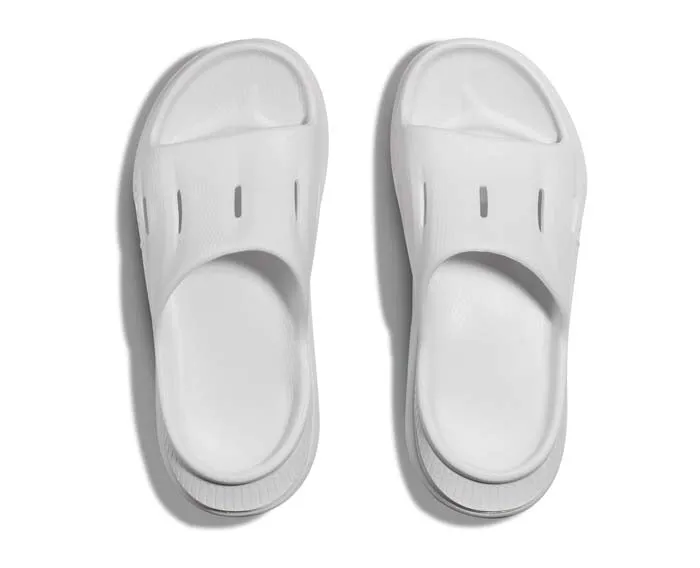 Womens Hoka Ora Slide 3 in White/White Open Toe Casual Shoes Casual Footwear for Men