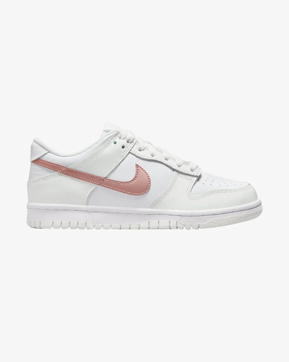 NIKE DUNK LOW WHITE METALLIC PINK GS Buckle Strap